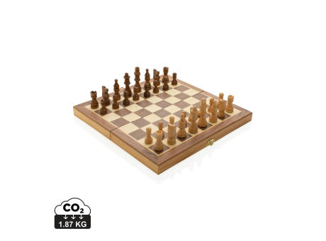 Product image Faltbares Schachspiel aus Holz Werbeartikel