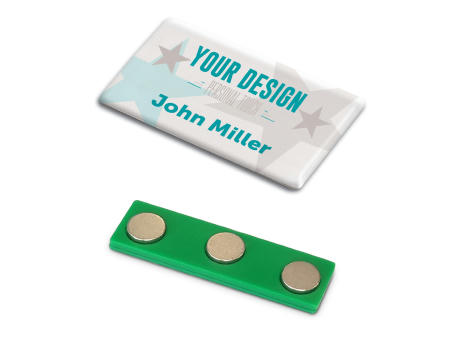 Namensschild mit Magnet 50x30mm bedrucken