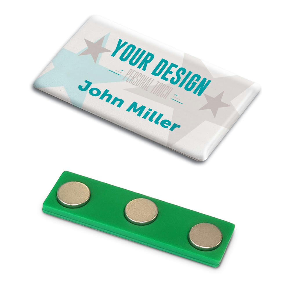 Product image Namensschild mit Magnet 50x30mm Werbeartikel