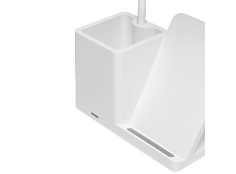 LIGHT & CHARGE - Schreibtisch-Lampe mit Ladestation Werbeartikel