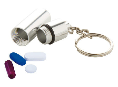 Schlüsselanhänger mit Pillenbox Carrypill bedrucken