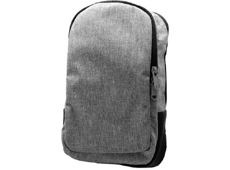 Umhängetasche 'Almeria', meliertes Grau RPET Werbeartikel