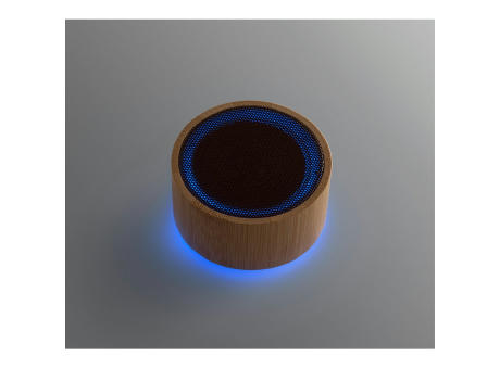 ARBER. Lautsprecher 3W mit 2 Stunden Akkulaufzeit aus ABS und Bambus Werbeartikel