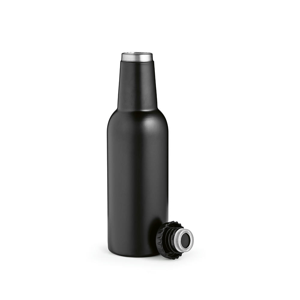 Sepik Trinkflasche recy.Edelstahl, 360 ml. Doppelwandig. Auslaufsicher Werbeartikel