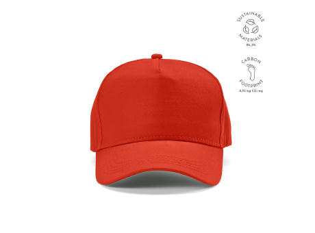 Hendrix Kappe recy.Baumwolle 280 g/m². Metall-Schnallenverschluss Werbeartikel