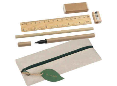 Product image Schreibset mit Baumwolletui Werbeartikel