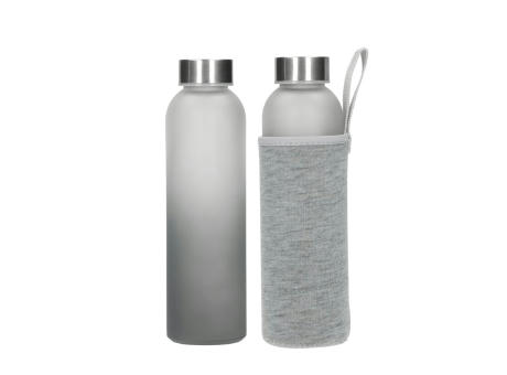 Product image Glasflasche mit Hülle "Iced" 0,45 l bedrucken