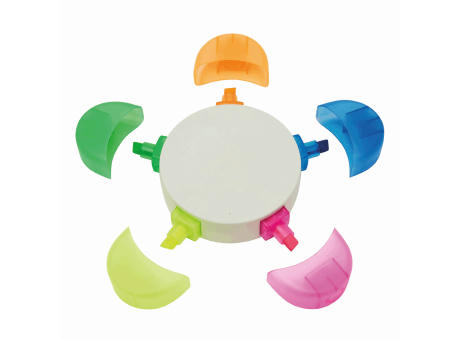 FLOWER - Blumenförmiger Textmarker Werbeartikel