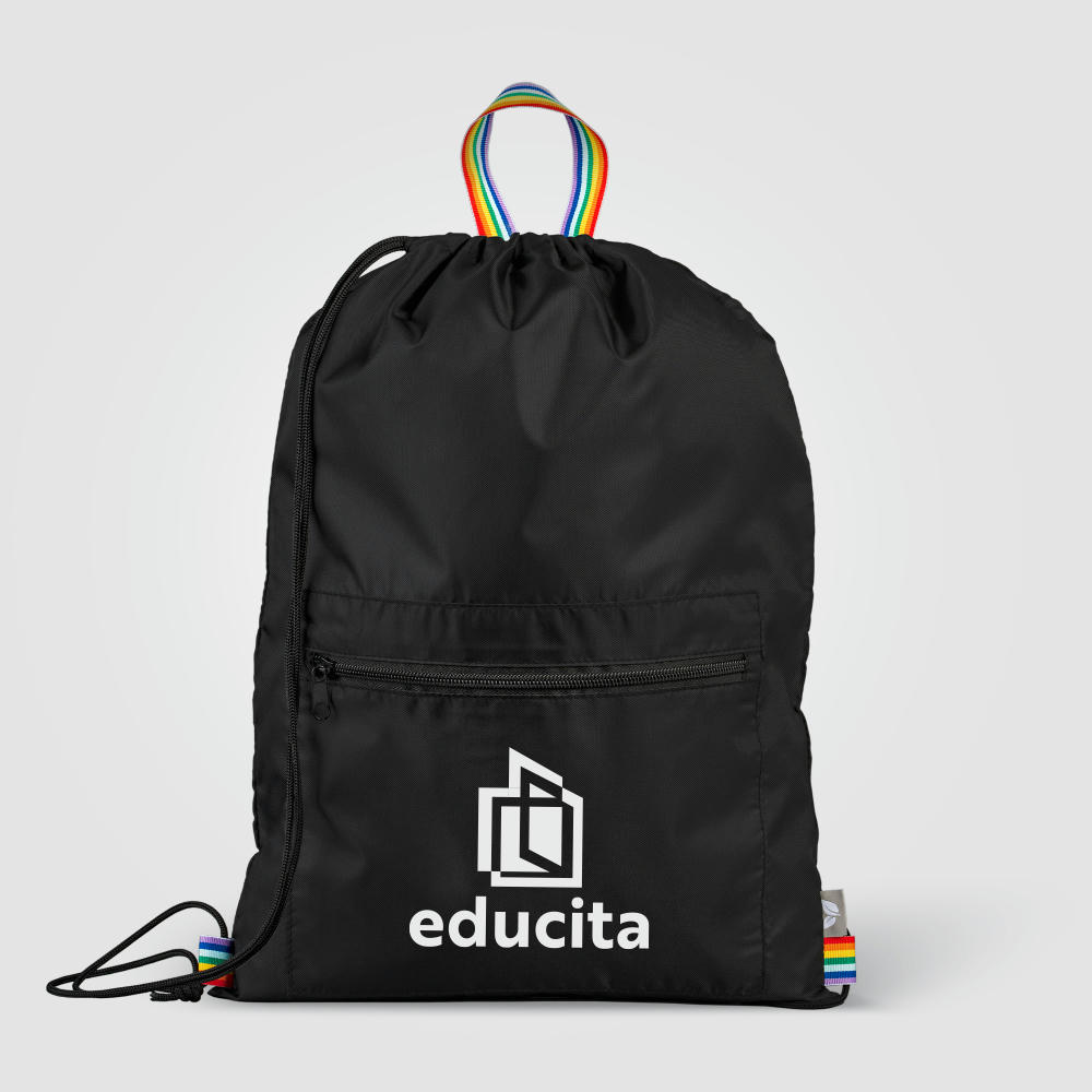 Product image Spectrum Rucksack & Tragetasche aus recyceltem Polyester mit Kordelzug - 8 L Werbeartikel