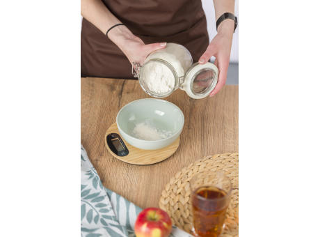 Küchenwaage aus Bambus Reanne Werbeartikel