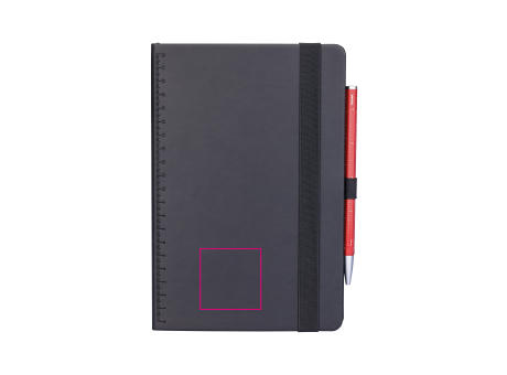 TROIKA Notizblock BLACK SLIMPAD A5 Werbeartikel