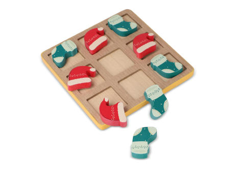 Product image InSideOut Weihnachts-Tic-Tac-Toe aus Holz Werbeartikel