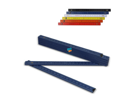 Product image Zollstock Holz 2m Premium lackiert Werbeartikel