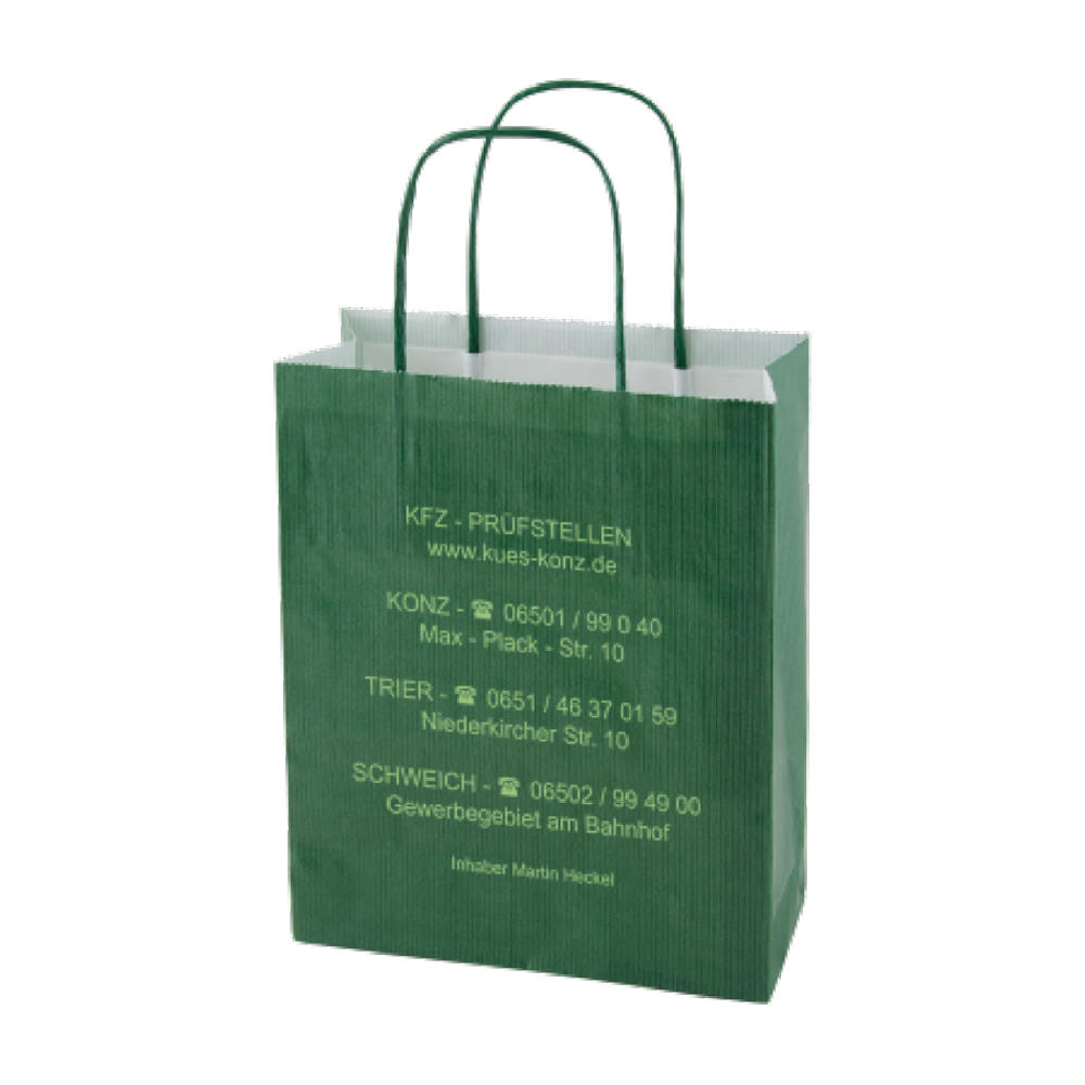 Product image Papiertasche farbig 180x70x220 mm Werbeartikel