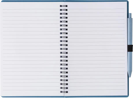 Notizbuch und Kugelschreiber aus Weizenstroh Massimo Werbeartikel