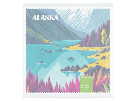 Product image POLYCLEAN rPET Brillenputztuch 18x18 cm im Pergaminbeutel, All-Inclusive-Paket Werbeartikel