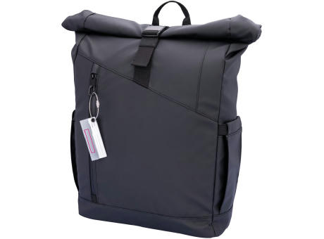 TROIKA Roll Top Rucksack TROIKA BLACK ROLL TOP Werbeartikel