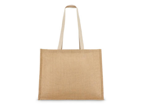 Product image Jute Tragetasche OEKO-TEX® 45 x 12 x 35cm 320g/m² bedrucken