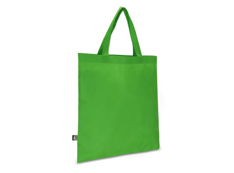 Product image R-PET Tragetasche aus Non Woven mit kurzen Griffen 38 x 42cm 75g/m² bedrucken