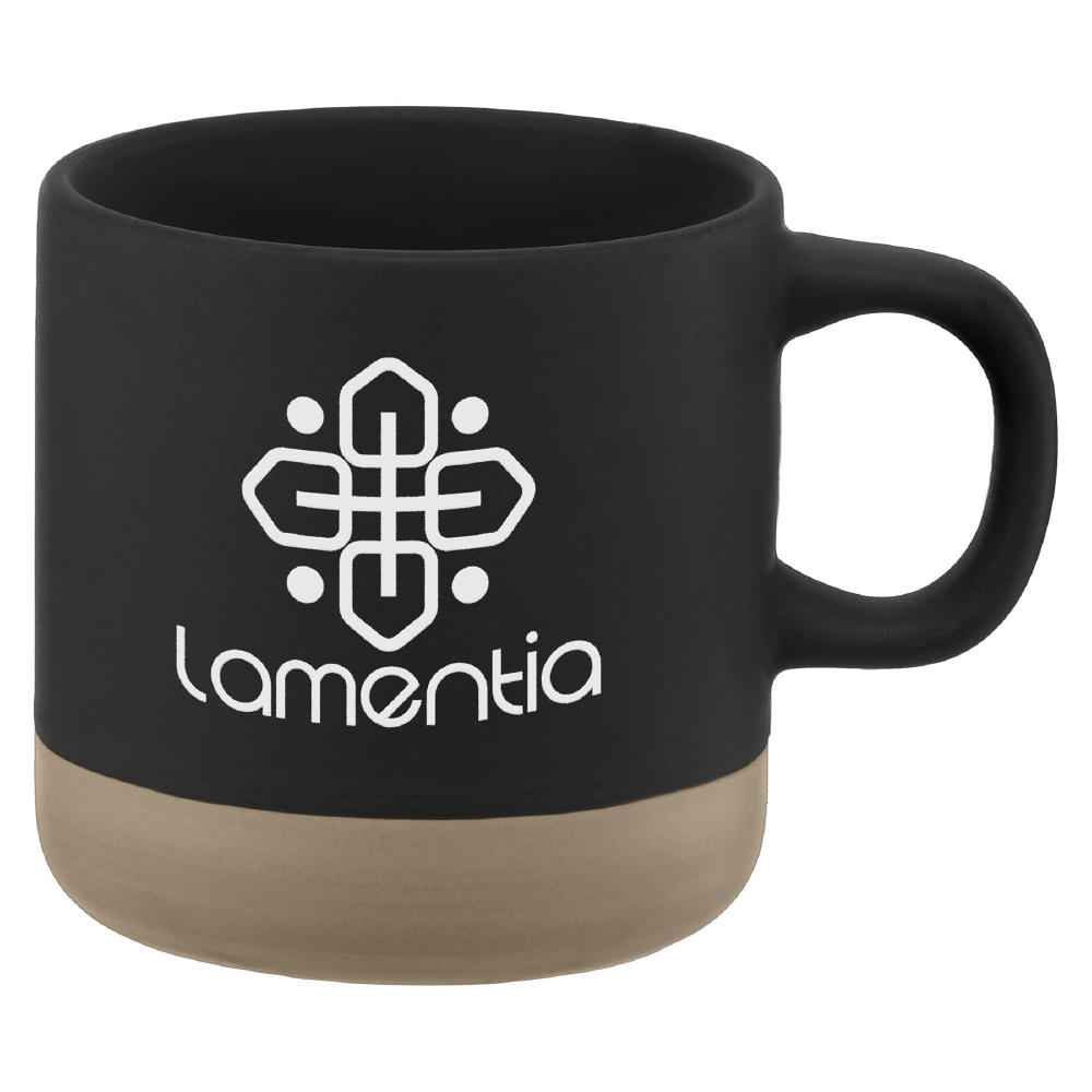 Product image Terra - 350 ml Keramiktasse mit Tonbasis Werbeartikel