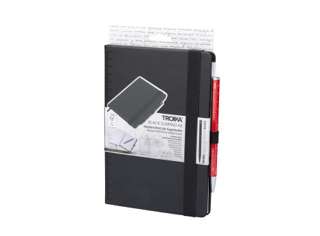 TROIKA Notizblock BLACK SLIMPAD A5 Werbeartikel