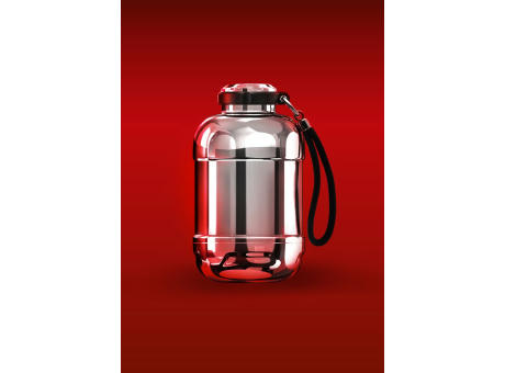 FOCUS Handpolierte Edelstahl- Vakuumflasche 685 ml Werbeartikel