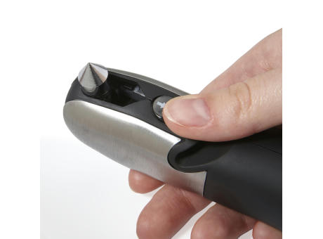 Multifunktionstaschenlampe aus ABS-Kunststoff/Edelstahl/Silikon Amayah Werbeartikel