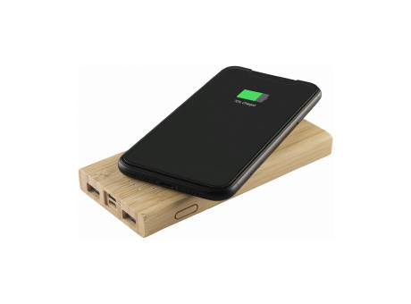 Product image Bamboo 8000 Wireless Powerbank kabelloses Ladegerät bedrucken