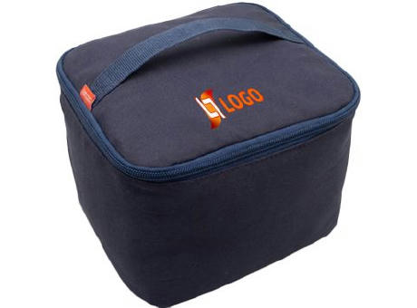 Isotherme Bento-Lunchbag 'Sendai', Polycotton Mitternachtsblau Werbeartikel