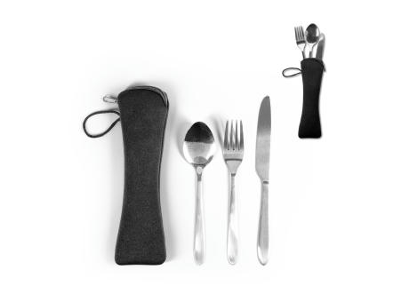 WILEY. Besteckset aus Edelstahl, 3-teilig Werbeartikel