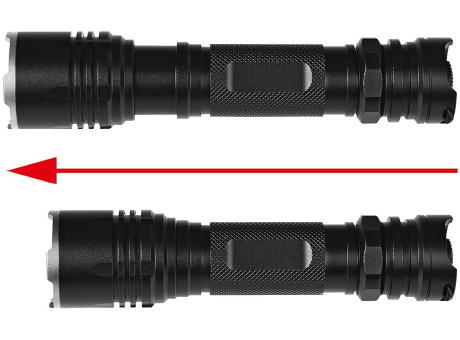 Aufladbare LED Leuchte "Nova Light 1200 L silber" Werbeartikel