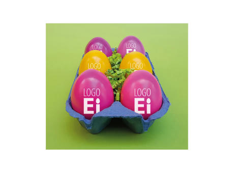 Product image LogoEi 6er-Box blau Werbeartikel