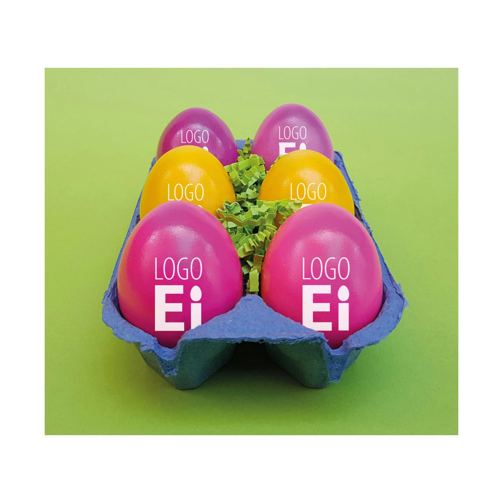 Product image LogoEi 6er-Box blau Werbeartikel