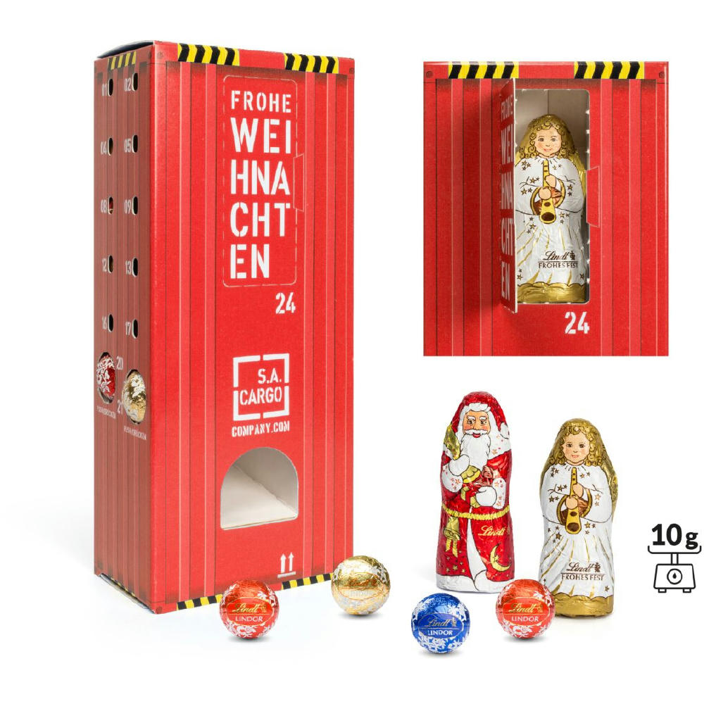 Product image Lindt Lindor Adventsspender "Turm" mit Hohlfigur Werbeartikel