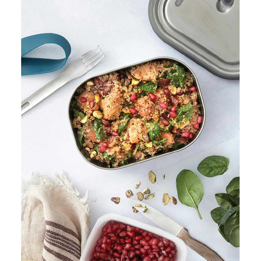 Black+Blum Stainless Steel Lunch Box groß Werbeartikel