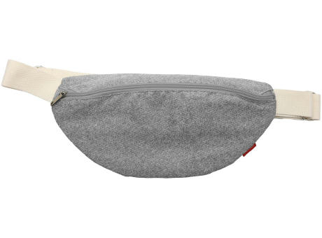 Product image Gürteltasche 'Malaga', meliertes Grau RPET Werbeartikel