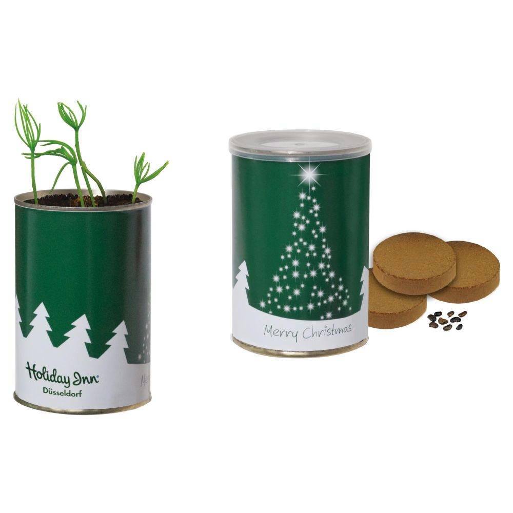 Product image Weihnachtsbaum-Dose Werbeartikel