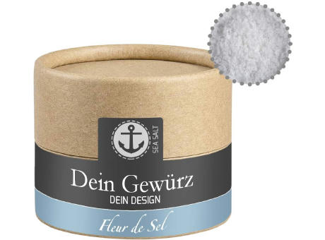 Product image Fleur de Sel, ca. 40g, Kraftpapierdose Mini Werbeartikel