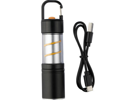 Aluminium COB-Taschenlampe Vela Werbeartikel