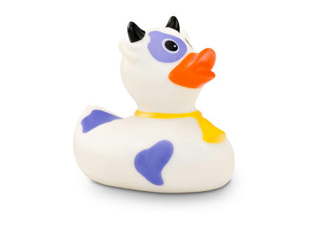 Werbeente Karla Kuh Lila-Weiß Werbeartikel