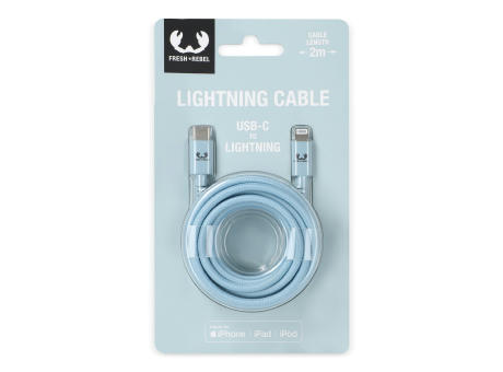 2ULC200 | Fresh 'n Rebel USB-C zu Apple Lightning Kabel 2.0m bedrucken