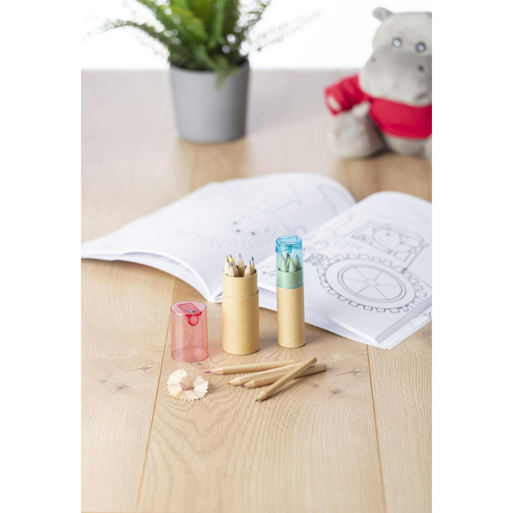 Buntstifte-Set , 6-tlg. Libbie Werbeartikel