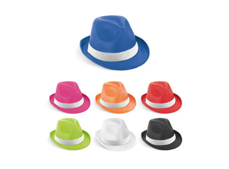 Product image MANOLO POLI. Hut aus PP mit weißen Band aus Polyester Werbeartikel