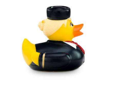 Werbeente Steffi Stewardess mit rotem Halstuch Werbeartikel