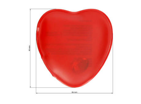 Gel-Wärmekissen "Herz", klein Werbeartikel
