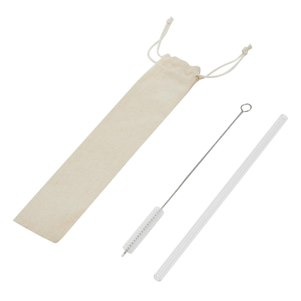 Product image Glas-Strohhalm DRINK SMART Werbeartikel