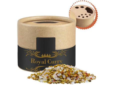 Royal Curry, ca. 50g, Kraftpapierstreuer Mini Werbeartikel