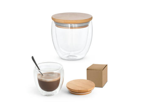 Product image ECUADOR M. Reisebecher aus Borosilikatglas 250 ml bedrucken