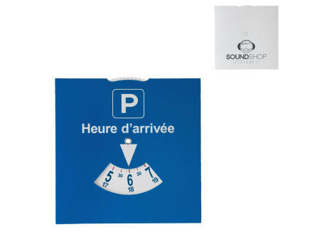 Parkscheibe für Frankreich Werbeartikel