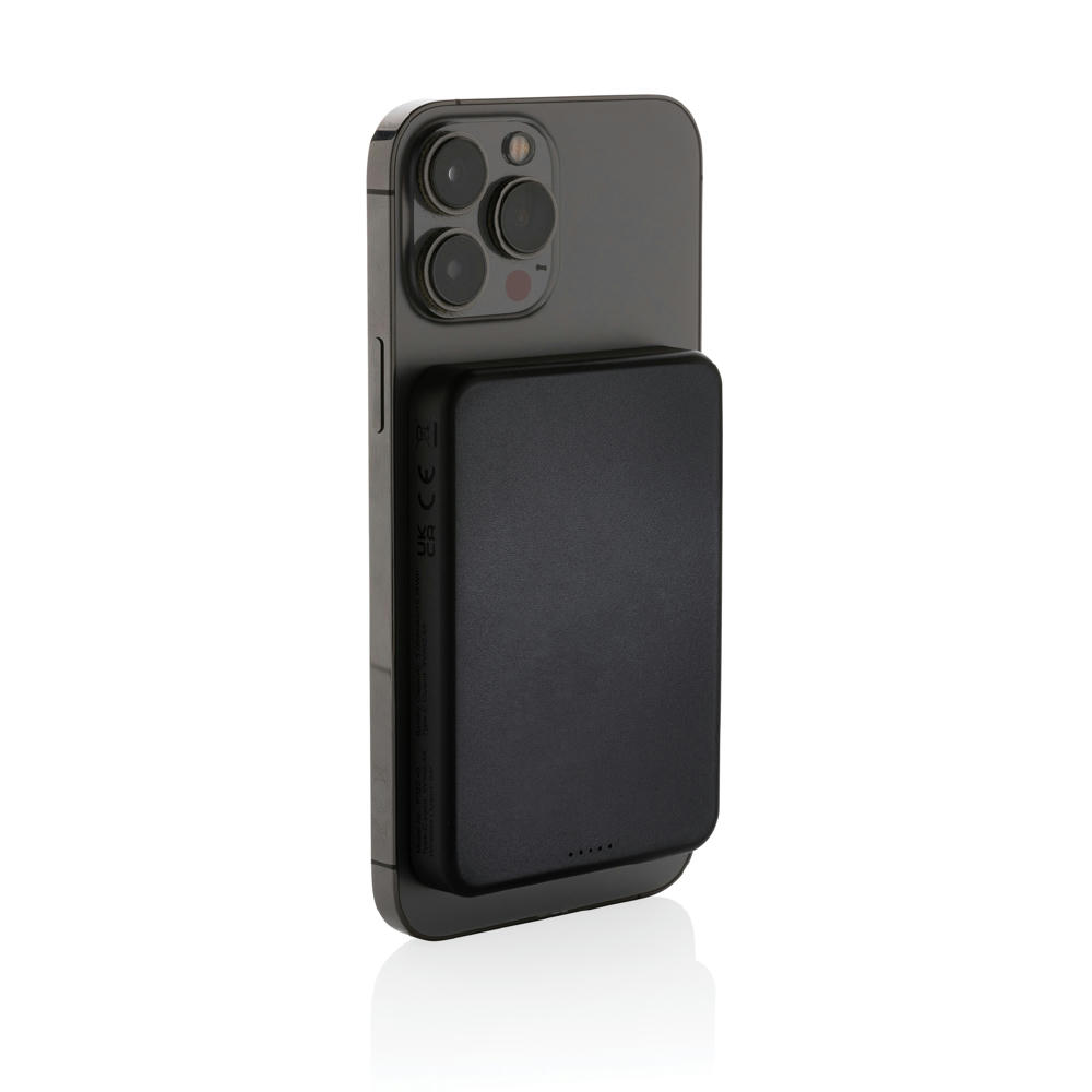 Magnetix 5.000mAh magnetische Powerbank aus RCS recycel. ABS Werbeartikel